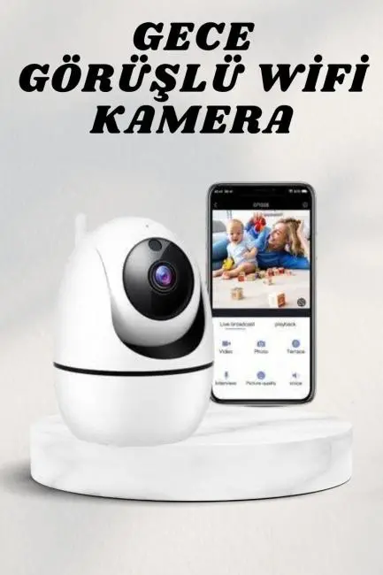 Wifi Kamerası Kablosuz Wifi Güvenlik Kamerası