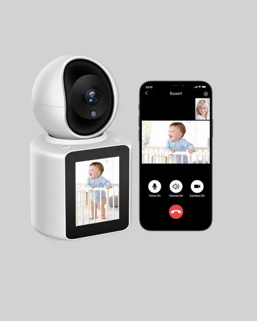 2K Gece Görüşlü Kapalı Alan Kamera Çift Yönlü Konuşma ve Akıllı Arama