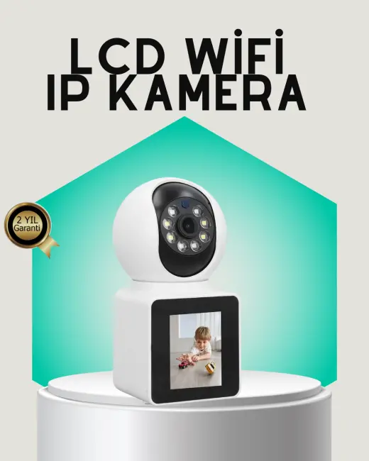 2K HD Bebek ve Yaşlı Takip Kamerası Çift Yönlü Görüş Akıllı Uyarılı