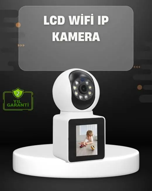 2K Çözünürlüklü İç Mekan Güvenlik Kamerası Çift Yönlü Görüş ve Sesli Arama