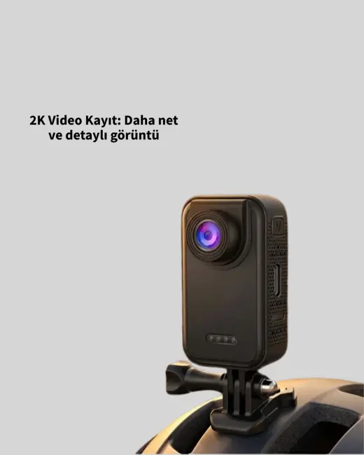 Vlog Seyahat ve Günlük Video Çekimleri İçin Mini Kamera