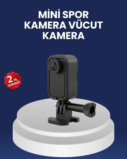 Vlog Seyahat ve Günlük Video Çekimleri İçin Mini Kamera