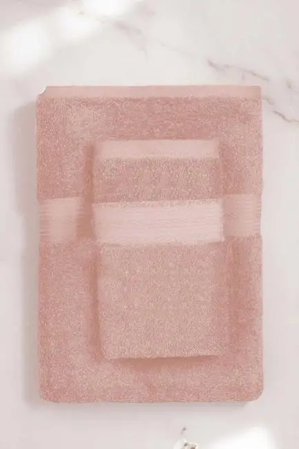 2 Parça Battal Lüks Premium Banyo Spa Havlu Takımı 90x160 Cm Somon