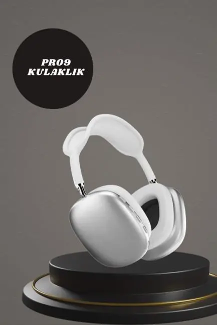 Kulak Üstü P9 Kablosuz Bluetooth Kulaklık ve 7 Kordonlu Akıllı Saat