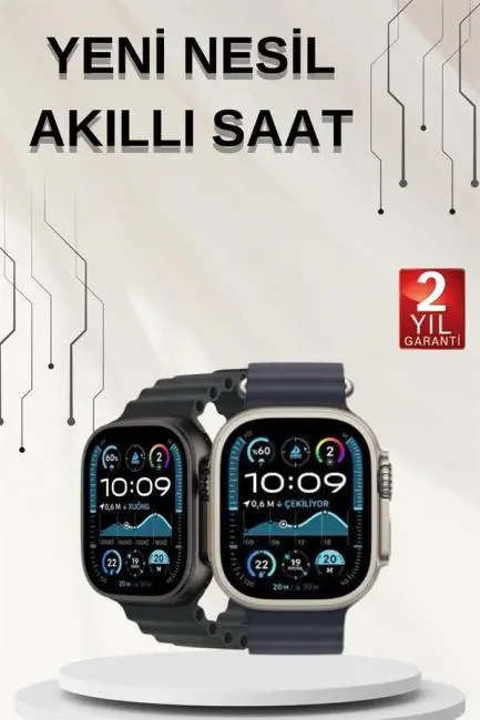 Akıllı Saat Sesli Görüşme Titreşimli GPS Bağlantısı Müzik Dinleme Sosyal Medya Bildirimleri