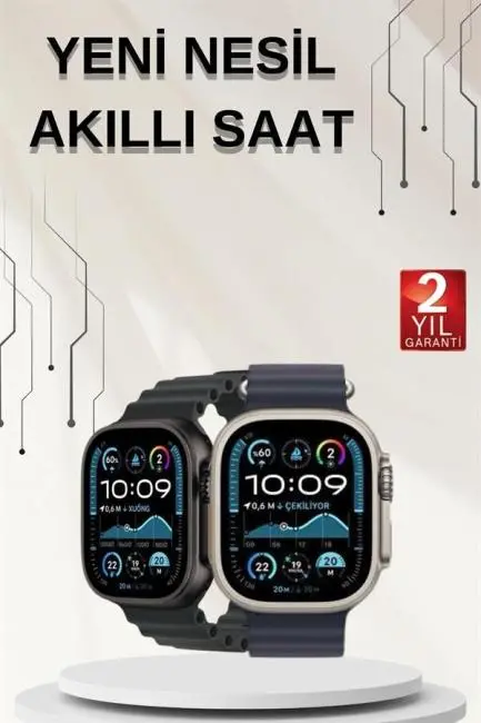 Akıllı Saat Sesli Görüşme Titreşimli GPS Bağlantısı Müzik Dinleme Sosyal Medya Bildirimleri