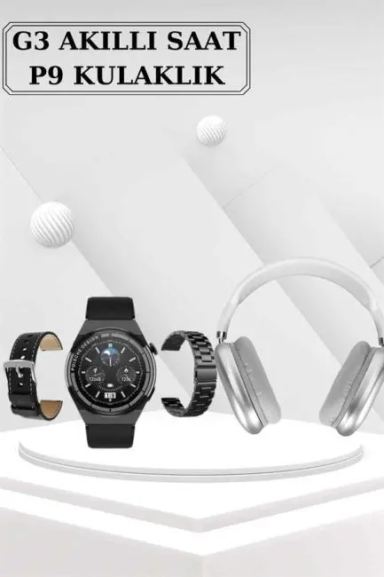 Yeni Nesil Sesli Görüşme Akıllı Saat ve Powerbank Çoklu Şarj Girişli Bluetooth Kulaklık Nabız Ölçer