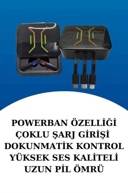 Dijital Göstergeli Bluetooth Kulaklık ve Bildirim Görebilen Akıllı Saat Alarm ve Titreşim