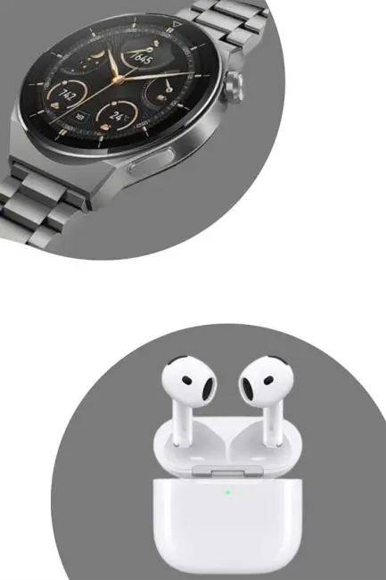 Akıllı Saat ve Kulaklık Seti Bildirim Görme Arama Cevaplama ANC Özelliği