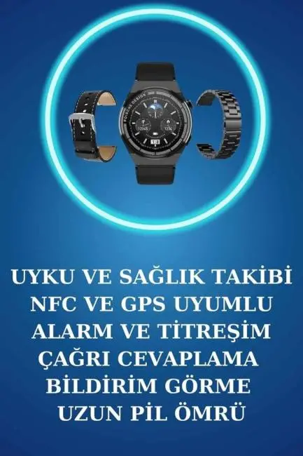 Akıllı Saat ve Kulaklık Seti Bildirim Görme Arama Cevaplama ANC Özelliği