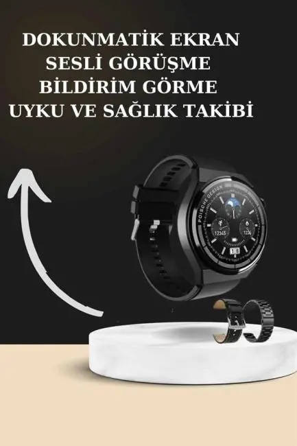TWS Bluetooth Kulaklık ve Akıllı Saat Uyku Takibi Nabız Ölçer Uzun Pil Ömrü