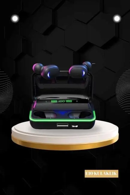 Powerbank Bluetooth Kulaklık Ve Akıllı Saat 7 Kordonlu Metal Kordon Plastik Kordon