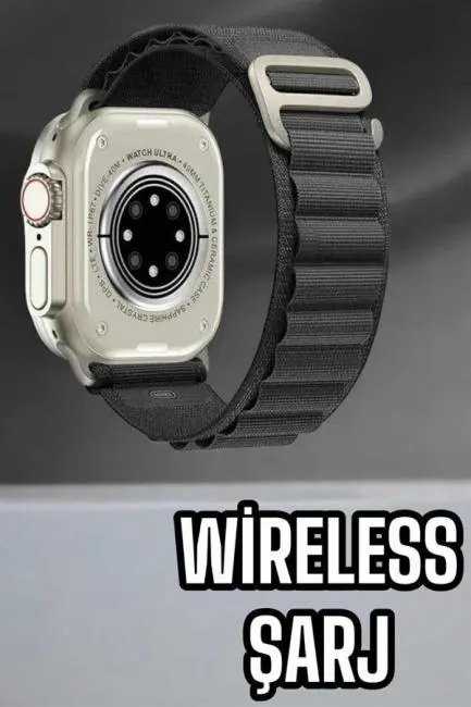 Bluetooth Bağlantılı Akıllı Saat Tüm Telefonlara Uyumlu Değiştirilebilir Kordon