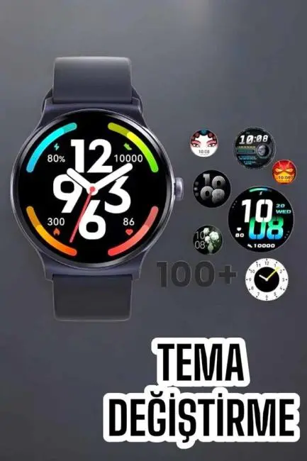 Akıllı Saat Sesli Görüşme Bluetooth Bağlantılı 3 Kordonlu