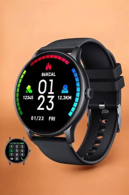 Akıllı Saat Sesli Görüşme Bluetooth Bağlantılı 3 Kordonlu