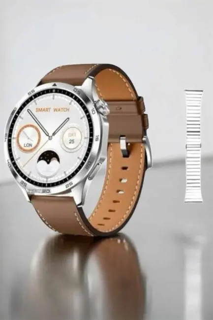 Akıllı Saat Titreşimli Pusula Nabız ve Tansiyon Ölçer NFC Uyumlu