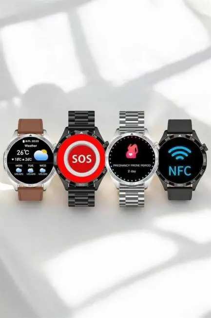 Akıllı Saat Bildirim Görme Sesli Görüşme Çoklu Kordon GPS Takibi