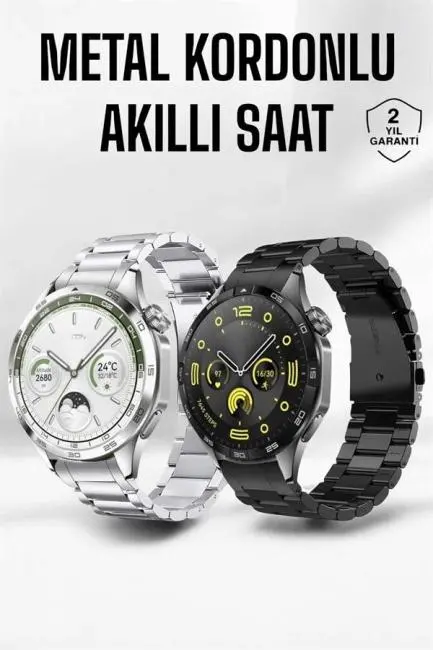 Akıllı Saat Bildirim Görme Amoled Ekran GPS Uyumlu Sesli Görüşme