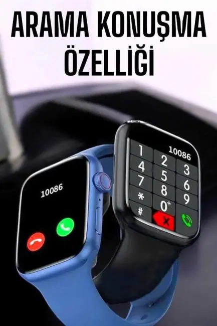 Akıllı Saat Amoled Ekran Yeni Nesil Bluetooth Bağlantılı