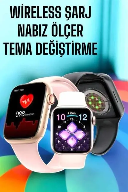 Akıllı Saat Amoled Ekran GPS ve Uyku Takibi Bluetooth Bağlantılı