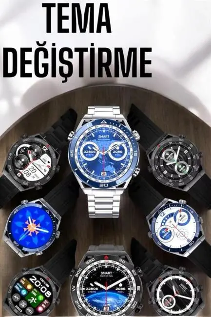 Akıllı Saat 2024 Model Arama Cevaplayan Uyku ve Sağlık Takibi