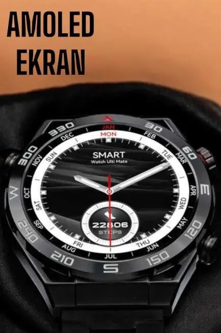 Akıllı Saat Yeni Nesil 2024 Model Metal Kordonlu Bluetooth Bağlantılı