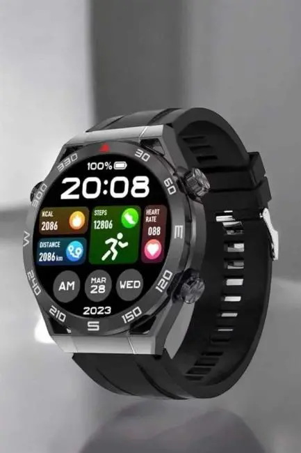 Akıllı Saat Yeni Nesil 2024 Model Metal Kordonlu Bluetooth Bağlantılı