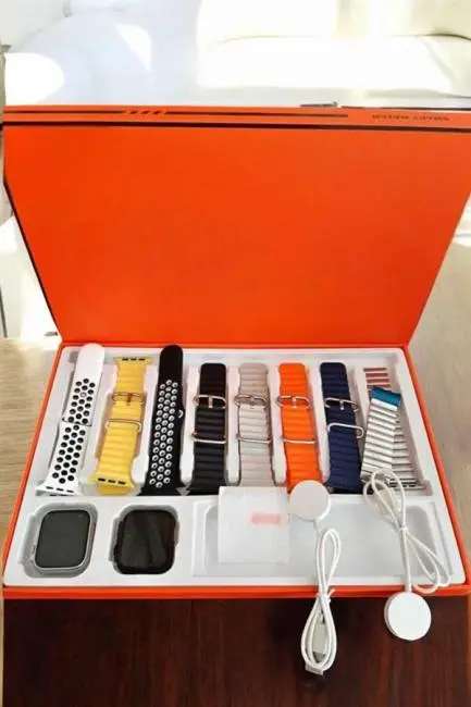 Akıllı Saat 7 Kordonlu MetalPlastik Ve Hasır Kordon Seçeneği