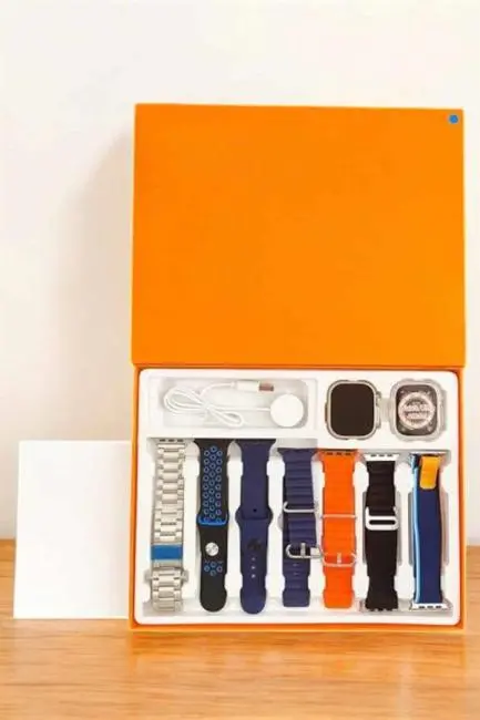 Akıllı Saat 7 Farklı Kordonlu Arama Cevaplayan Bildirim GPS Özelliği