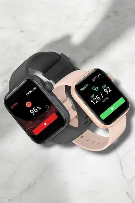 Akıllı Saat Adım Sayar Kalp Atışı İzleme Dokunmatik Bluetooth Bağlantılı