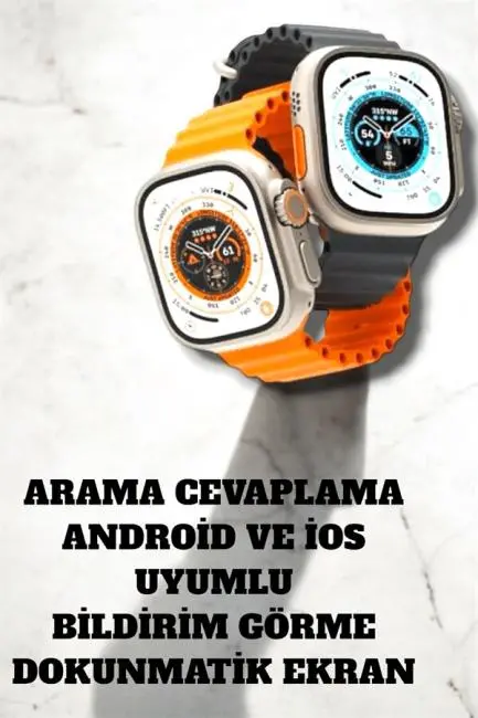 Uyku ve Nabız Takipli Wireless Şarjlı Akıllı Saat Android ve iOS Uyumlu