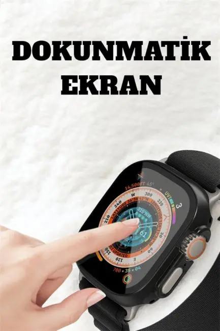 Uyku ve Nabız Takipli Wireless Şarjlı Akıllı Saat Android ve iOS Uyumlu