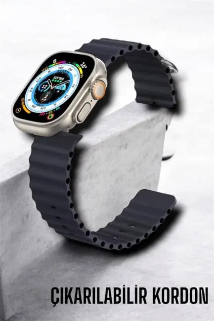 Bluetooth Bağlantılı Nabız Kan Basıncı Oksijen Ölçer Akıllı Saat