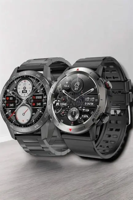 Çift Kordonlu Yüksek Çözünürlüklü Akıllı Saat Uyku İzleyici & Spor Modları