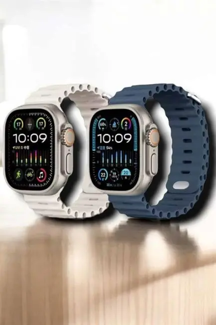 Yeni Nesil Ultra Akıllı Saat Titreşimli Uyku & Sağlık Takibi Çift Kordon