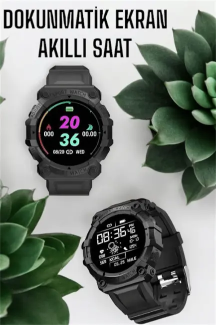 Unisex Tasarımıyla Klasik ve Spor Kombinlere Uygun Akıllı Saat