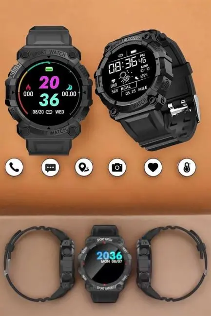 Unisex Tasarımıyla Klasik ve Spor Kombinlere Uygun Akıllı Saat