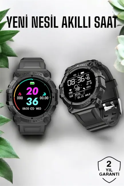 Bluetooth 5.0 Destekli Çok Fonksiyonlu Yeni Nesil Akıllı Saat