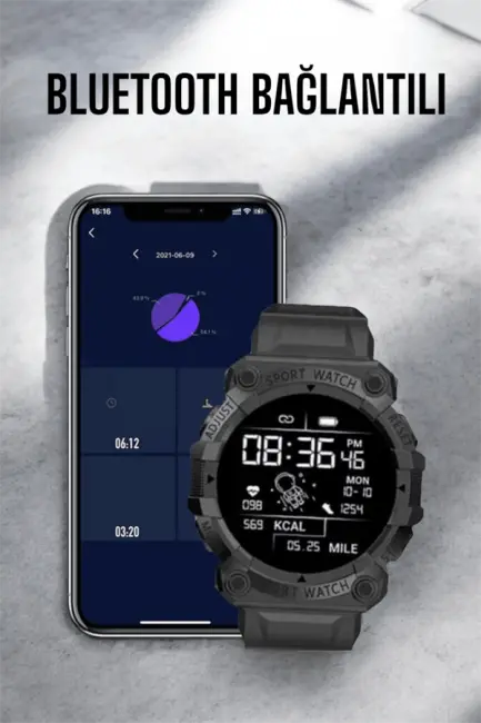 Bluetooth 5.0 Destekli Çok Fonksiyonlu Yeni Nesil Akıllı Saat