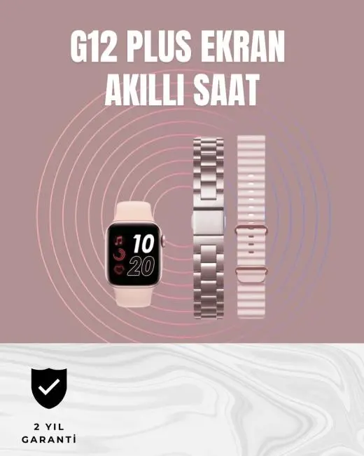 Titreşimli Bildirimli Akıllı Saat – Nabız GPS Spor Modları Telefon Eşleştirme Özellikli