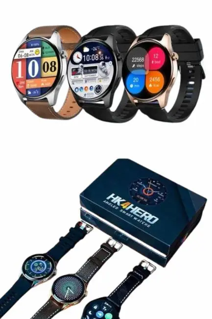 Yuvarlak Kasa 46mm Akıllı Saat Android Ve IOS Uyumlu Uyku ve Sağlık Takibi