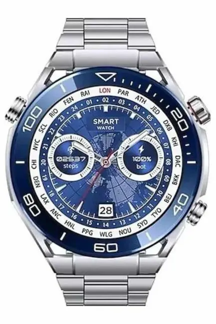 2025 Model Yuvarlak Ekran Android ve İOS Uyumlu GPS Takibi Yapabilen Akıllı Saat