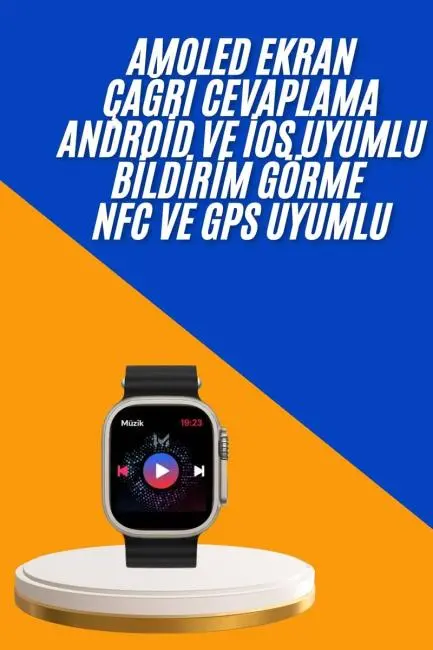 Akıllı Saat Çok Fonksiyonlu Unısex Sosyal Medya Girişli Bluetooth Bağlantılı