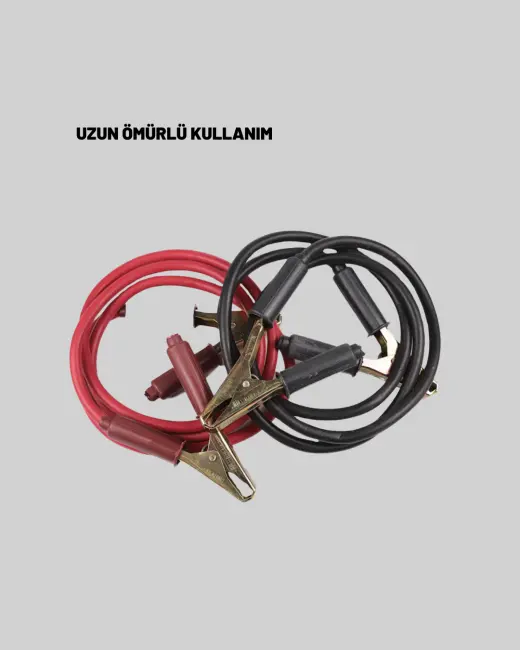 1200 Amper Akü Takviye Kablosu 2 Metre İzoleli Bakır Uçlu