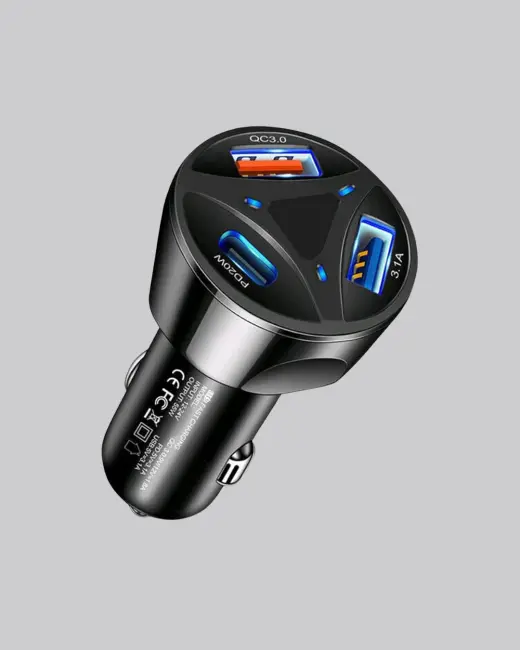 Polygold Quick Charger 55W Araç Şarj Cihazı PD USB C Destekli