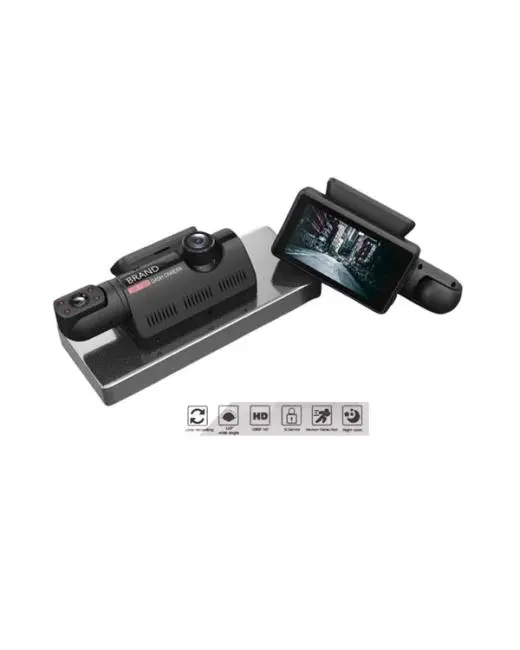 Araç İçi ve Ön Kameralı 3 İnç IPS Ekranlı Full HD Güvenlik Kamerası
