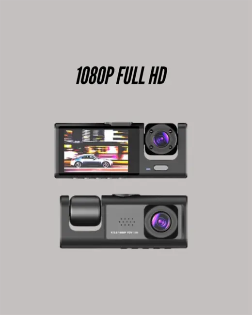 TA-01 3 Kameralı 1080P Araç Kamerası Siyah