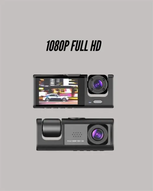 TA-01 3 Kameralı 1080P Araç Kamerası Siyah