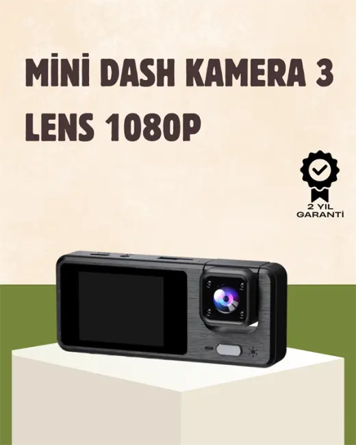 Full HD 3 Kanallı Araç Kamerası – Akıllı Çözümlerle Sürüş