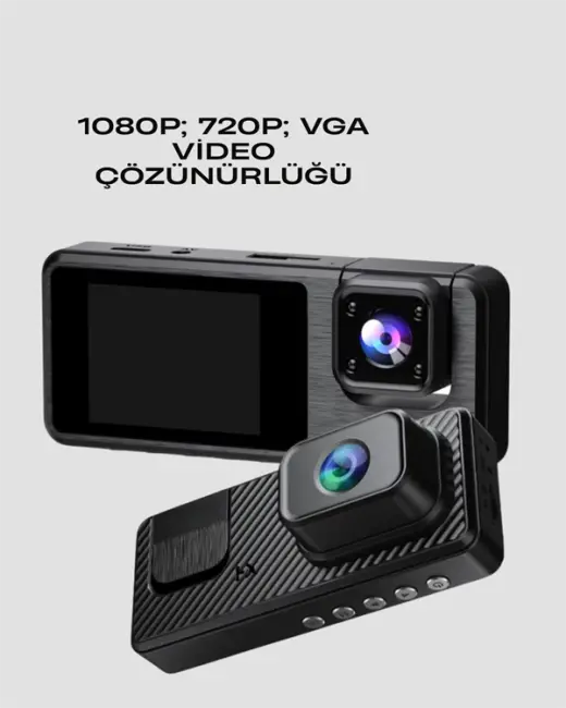 3 Kameralı DVR Araç Kamerası – Tam Güvenlik Tam Kapsama